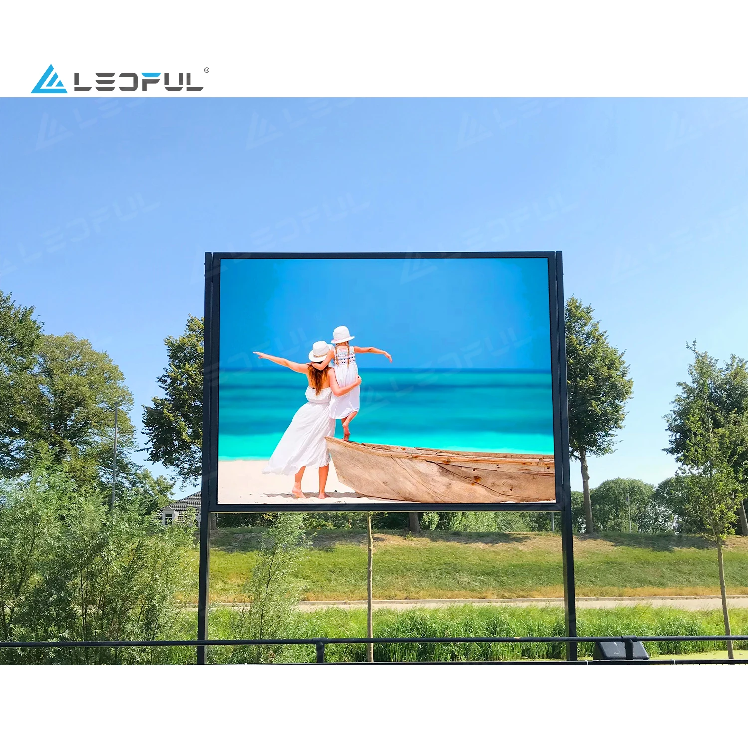 3-5 Years Warranty Outdoor  P10 Flexible Waterproof Advertising LED Ice Hockey Display Cabinet Screen Price