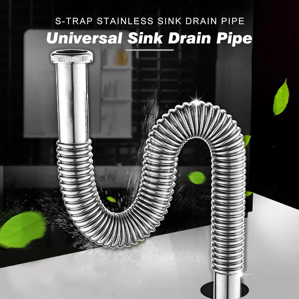 Factory Direct Supply Anti-odor Drain Pipe For Kitchen Sink And Bathroom Washbasin Wave Tube
