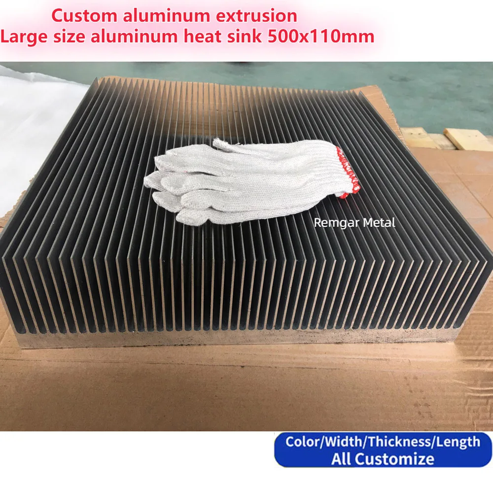 cnc machining anodized 6063 extrusion heatsink profile extruded aluminum power supply voltage regulator heat sink