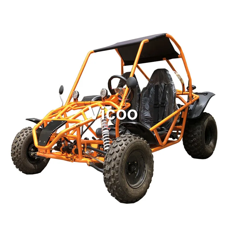 200cc 2 seat gas off road go kart 2 seat adult go kart