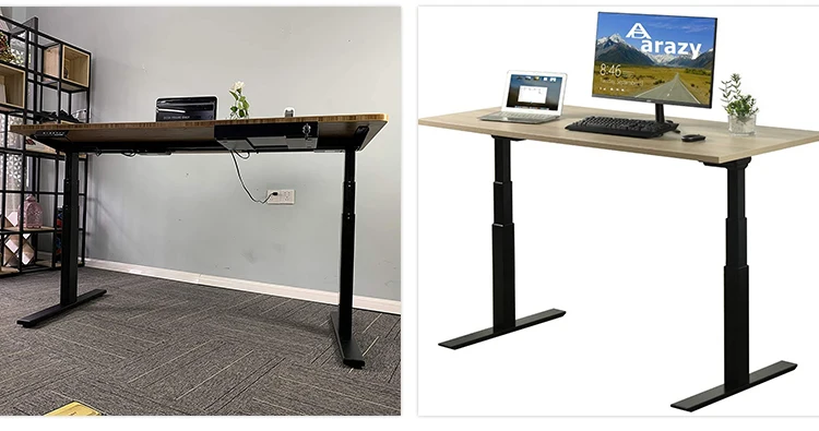 Manufacturer Executive Dual Motors Table  Electric Desk