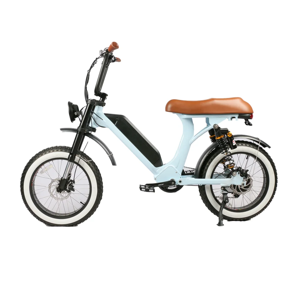 Factory Supply 48V Electric Moped City Bike Scooter Vintage E bikes Comfortable Suspension Women use