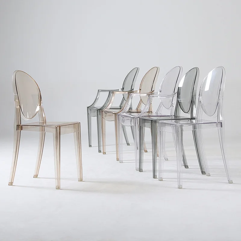 Wholesale Armless Wedding Party Plastic Crystal Acrylic Tiffany Resin Chair Chiavari Event Rental Acrylic Ghost chair