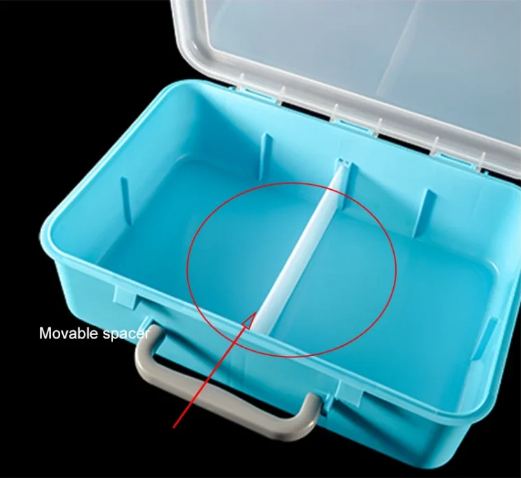 Hot sale can be customized color tools toys small devices plastic storage box