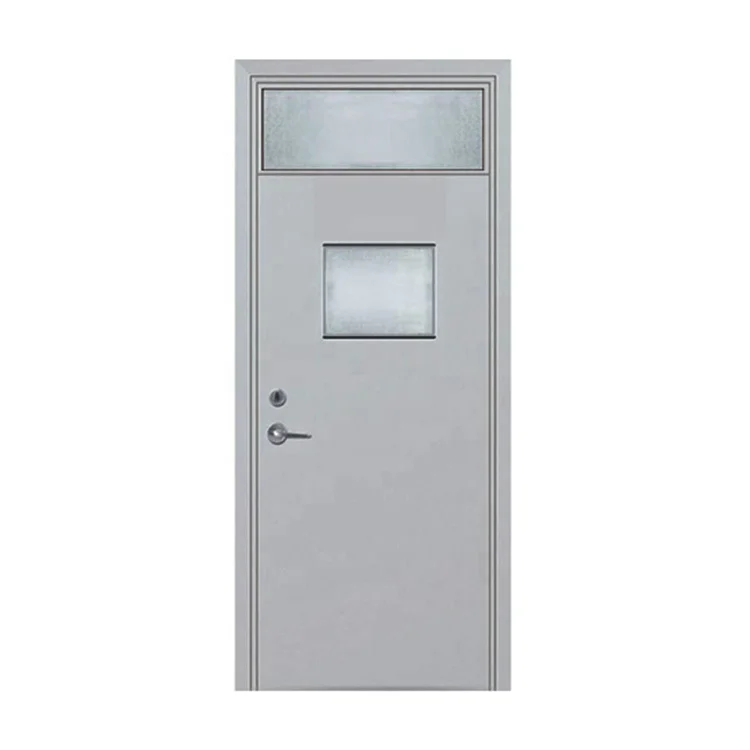 Nordi Commercial Fire-Rated Steel Fire Door Insulated Fiberglass Door Fire-Rated with Glass with Window Single Door