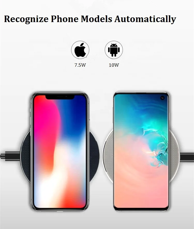 
Hot Selling Wireless Smart Mobile Phone Fast Charger 