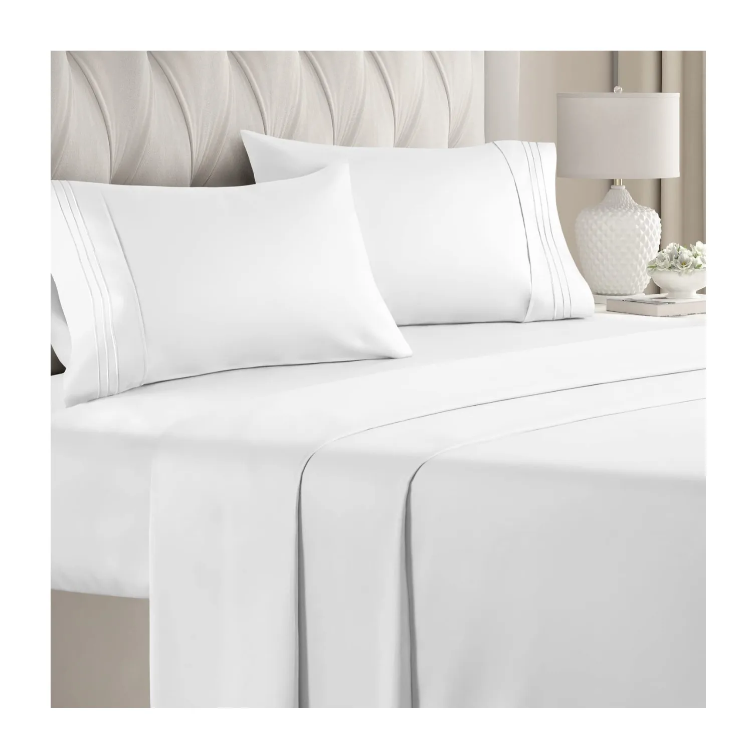 Solid Color 100% Polyester Microfiber Fabric Dyed Brushed Bedsheet Fabric