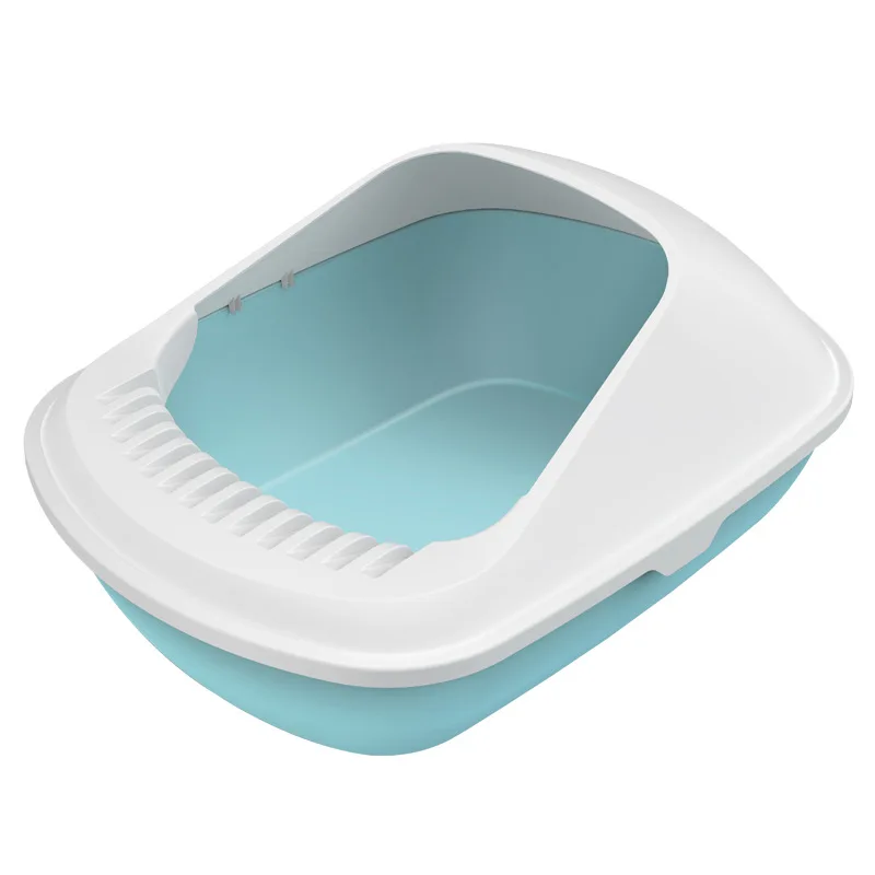 Indoor Pet Dog Toilet Bedpan Cat Litter Box semi-Closed Sand Basin cat Dog Toilet Half-Closed Anti-Splashing Pet Litter Toilet
