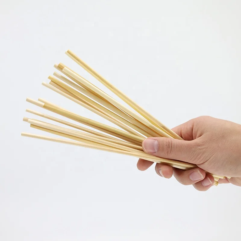 Customized Packaging Disposable 100% Natural Wheat Straws Drinking Straw