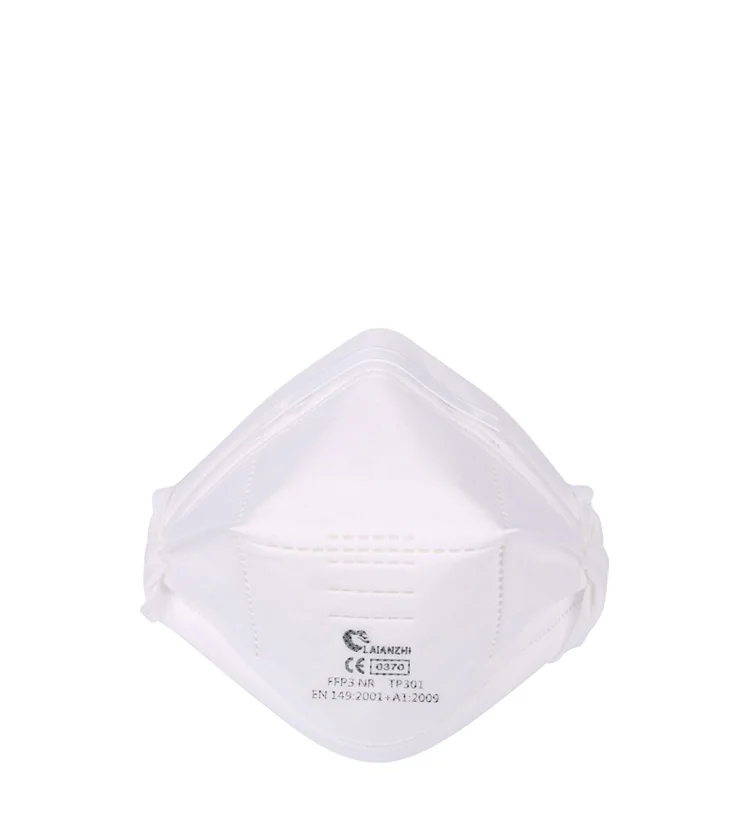 CE FFP3 Duckbill Shape LAIANZHI TP301 Disposable Protective Mask Without Valve 4 Layers Headwear CE Certificate