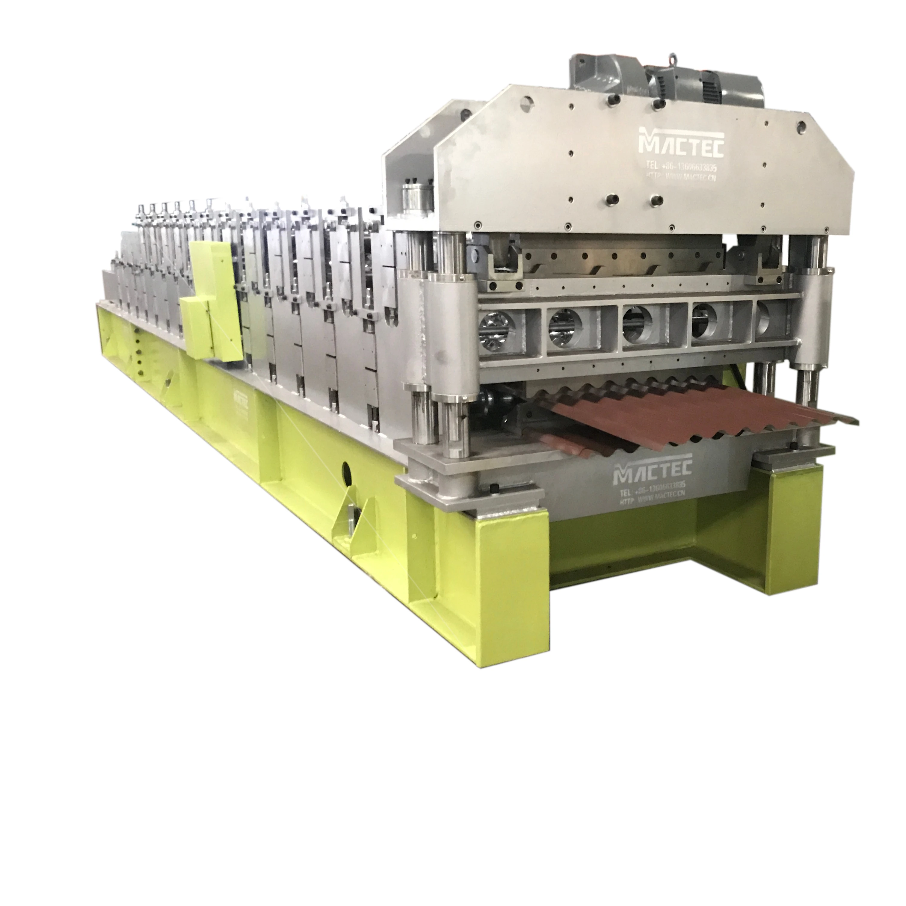 Гофрированный цинковый кровельный лист, роликогибочная машина, металлический гофрированный кровельный лист, роликогибочная машина