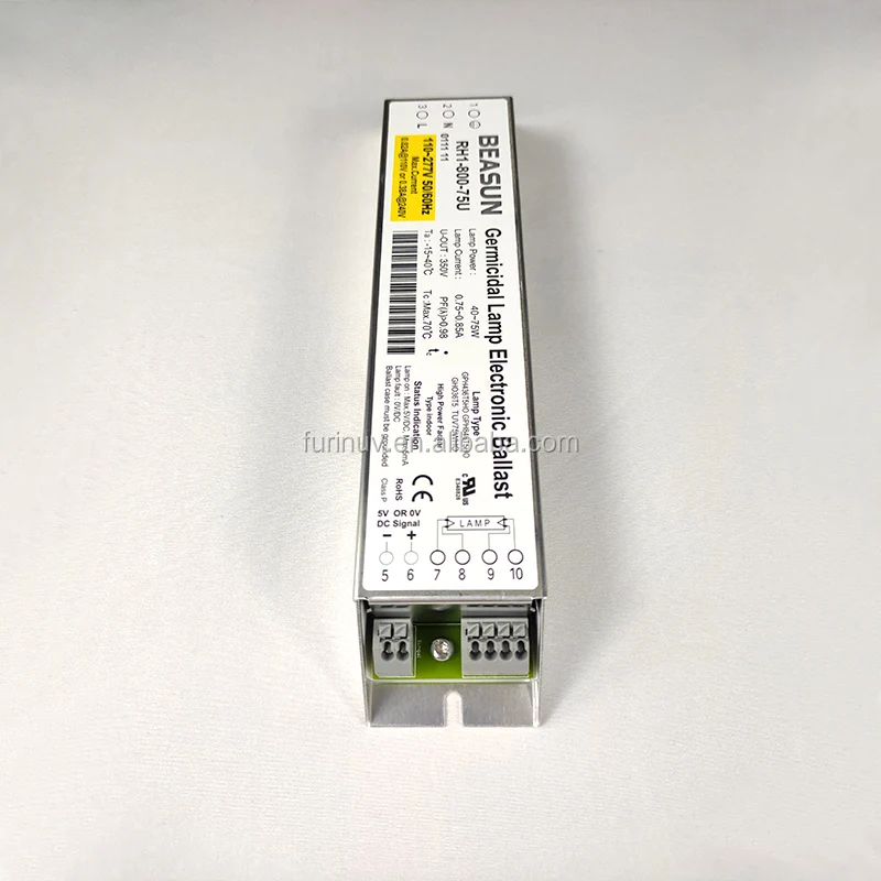 BEASUN High Quality Electronic Ballast RH1-800-75U for UV Germicidal Lamp 40-75W