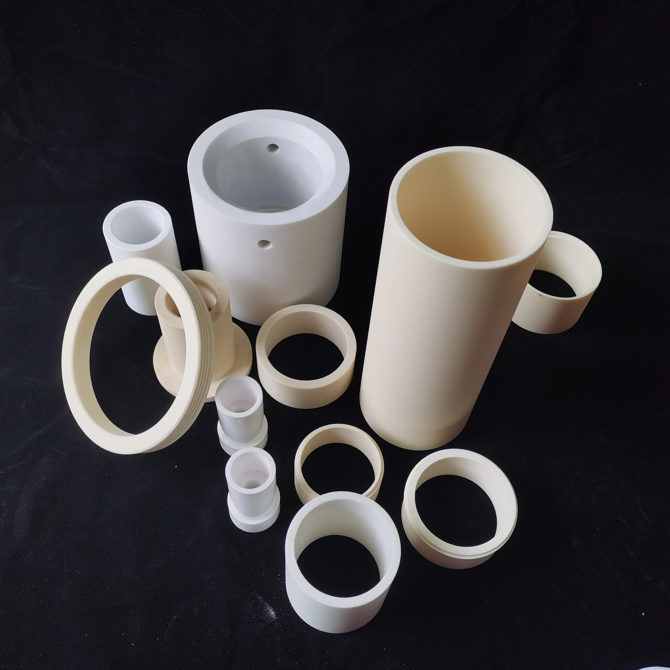 OEM Wear resistance 95% 99% 99.7% alumina ceramic bushing insulator ceramic sleeve