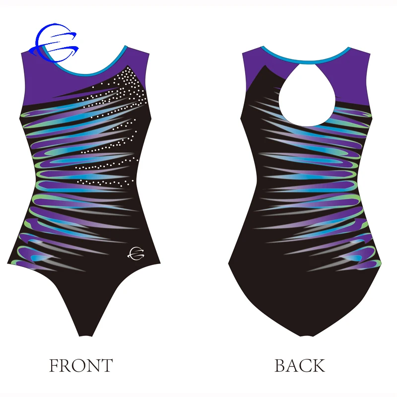 High Quality Leotards Gymnastics Girls Polyester Spandex Fabric Dance Training Tops Ballet Leotards