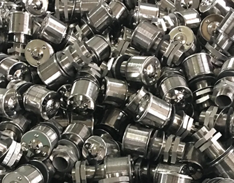 Factory 430 Stainless Steel Wedge Wire Nozzle Johnsons Filtering Screen Custom Filter Strainer Wedge Wire Mesh Screen