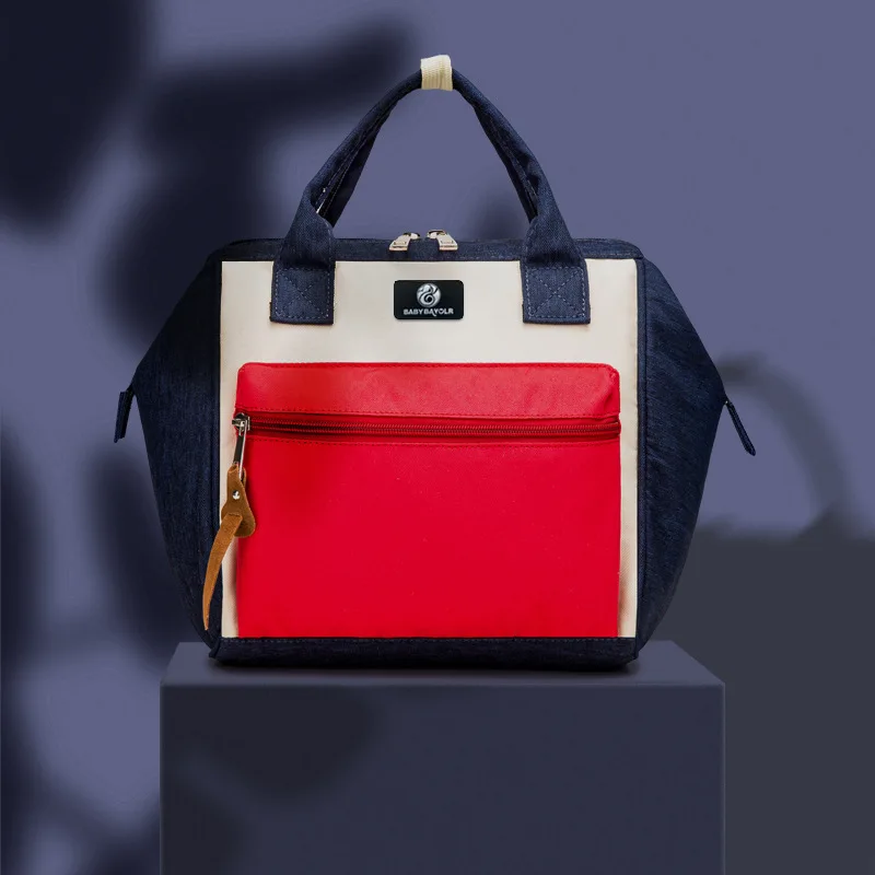 Nylon Lightweight Outdoor Travel Diaper Backpack Large Waterproof Diaper Bag