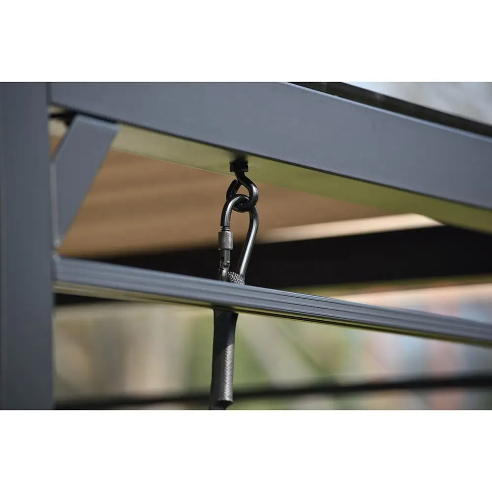 New Fashion Adjustable Weatherproof Shelter Hammock Swing Sofa Outdoor Furniture Steel Garden 3-seats Swing Sofa