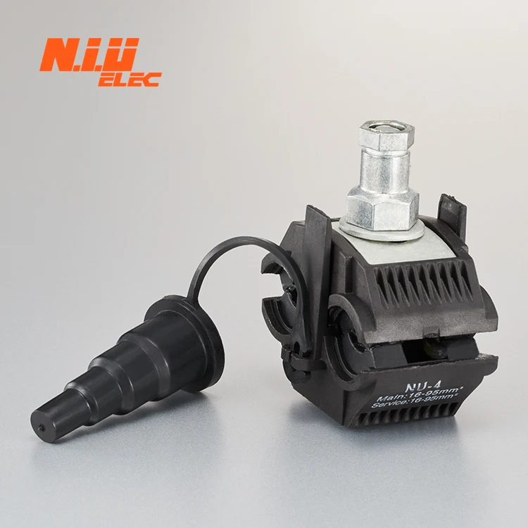 NU-4 series electrical connector/cable connector/insulator piercing connector