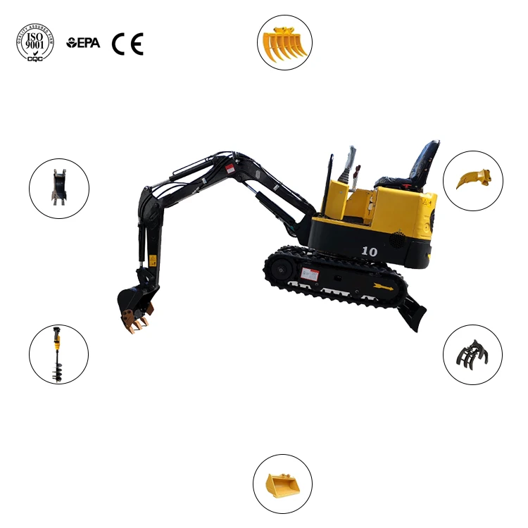 Hot Sale Earth Moving Machinery Hydraulic Excavator Full Metal Hydraulic Strong Power Excavator