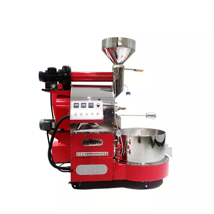 6 kg roller screen display panel roasting coffee with bread machine gas and