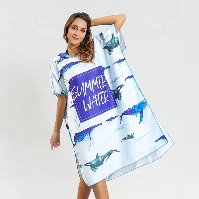 Greatex new style surf poncho beach towel for women with factory prices