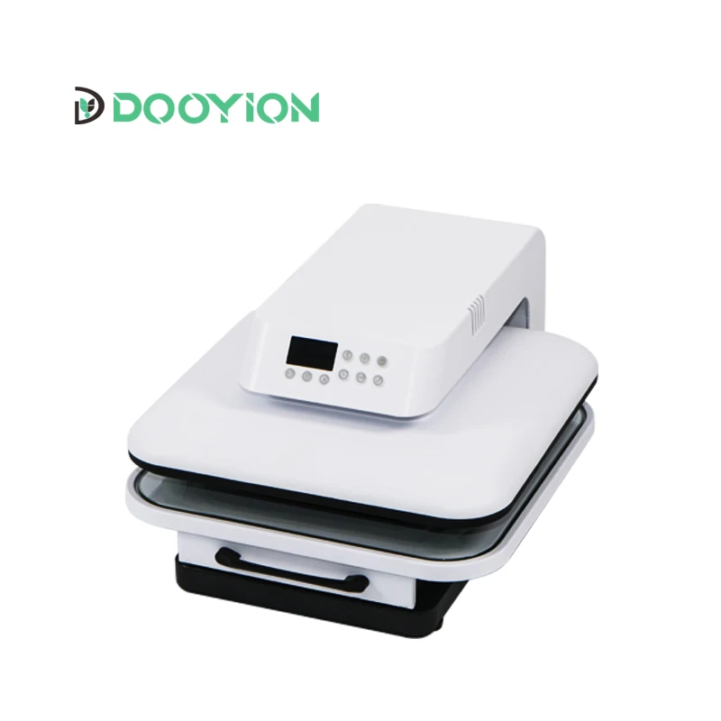 Top Quality height adjustable Electrical dtf or sublimation Print Automatic Heat Press Machine Portable For T-shirt Bag Fabric