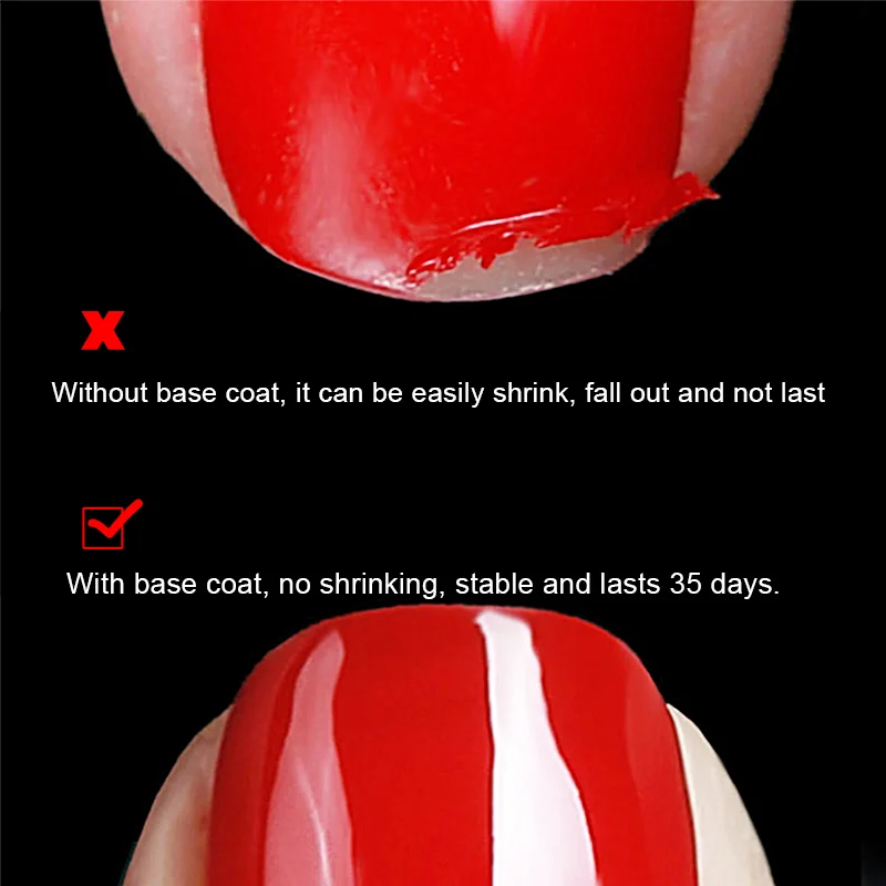  Good Quality Rubber Base Coat Nail Polish Uv Gel Led Nails