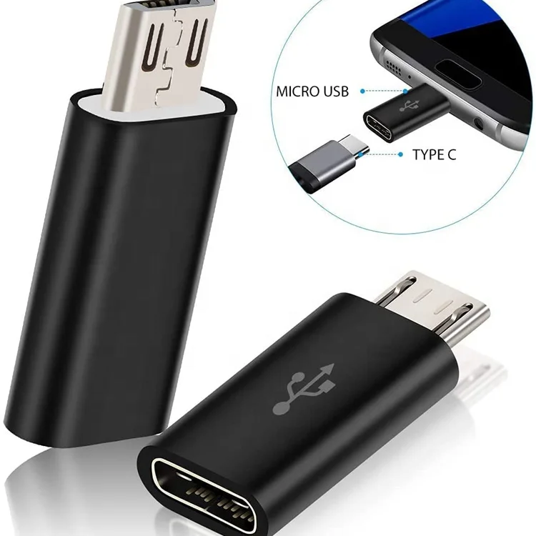 USB Type C Female to Micro USB Male adapter Convert Connector Support Charge Sync for Galaxy