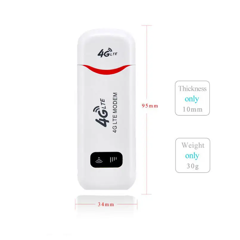 High Speed 150Mbps Wireless Network Card English Version USB Dongle Car Wifi Hotspot 4G LTE Wifi Modem