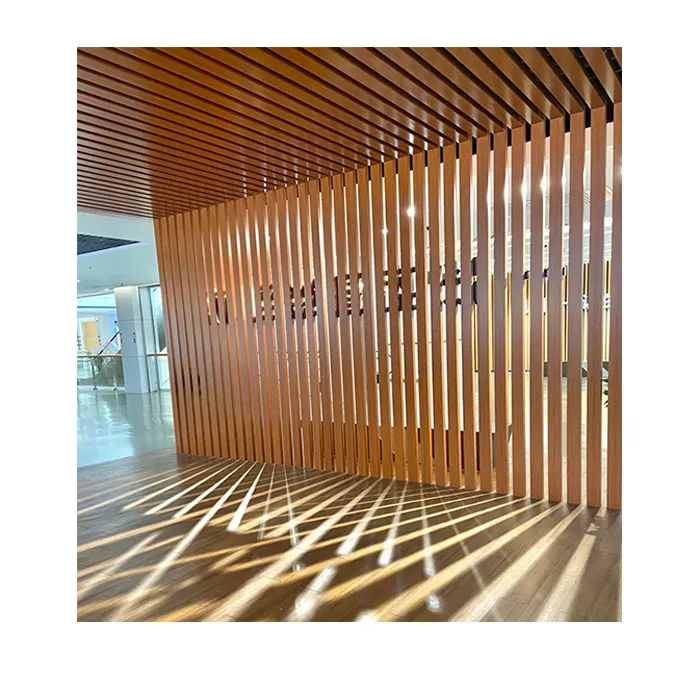 Shopping Mall Heat Insulation aluminum grille ceiling grid tile manufacture Suspended Aluminum Open Cell/Grill Ceiling