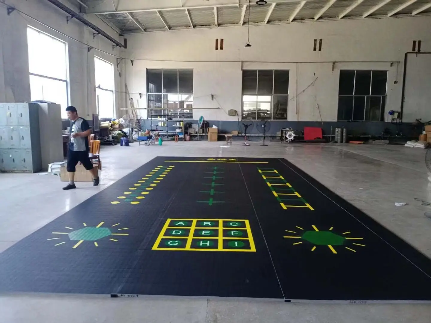 Lyqueen Taishan Gymnastics Mats Wrestling Mats 10x10 ft Sponge Gymnastics Mats