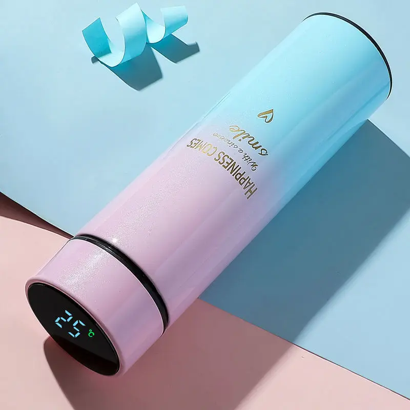Smart Temperature-Controlled Stainless Steel Vacuum Coffee Cup Mug Hydro Insulated Flask BPA Free Leak Sweet Proof Water Bottle