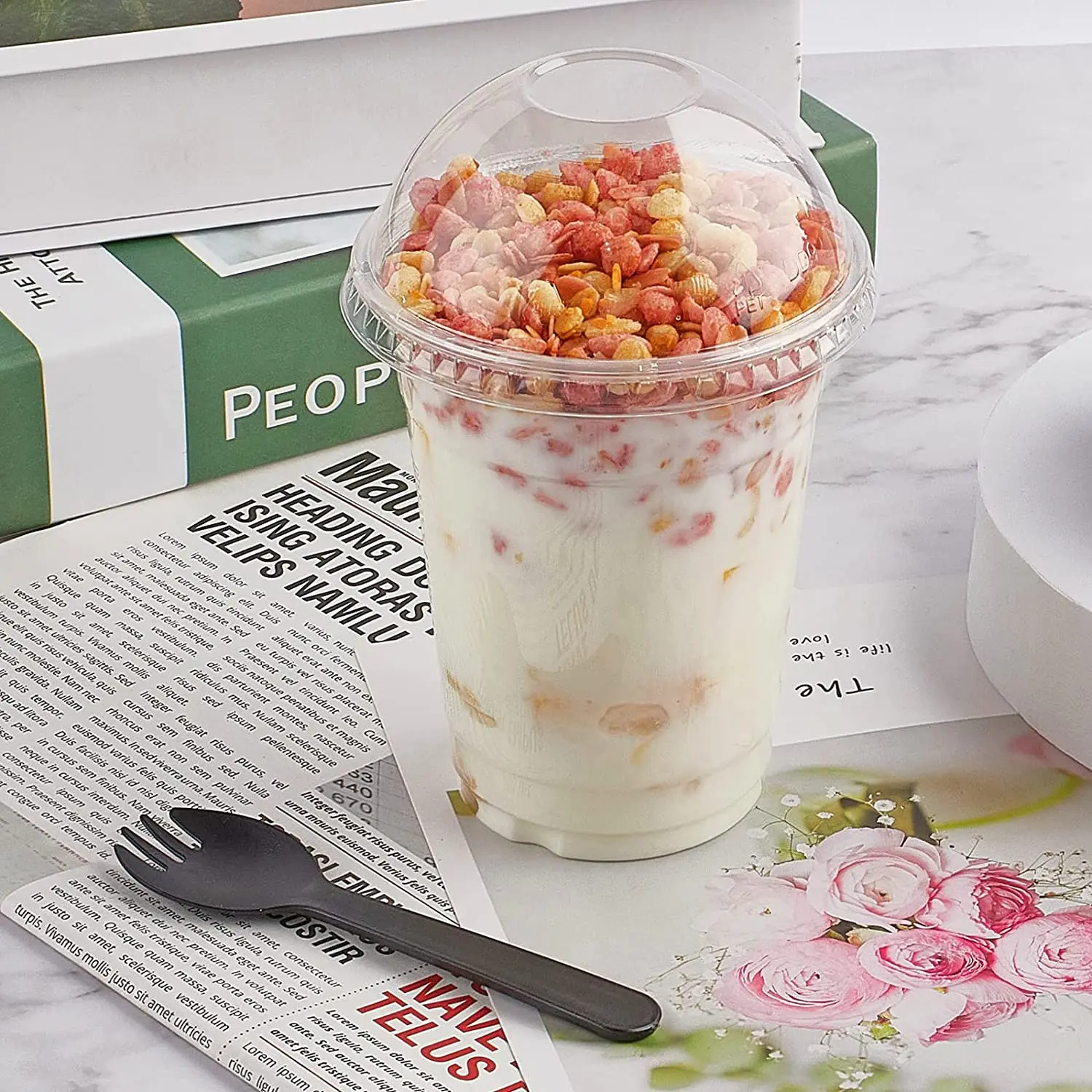 8 9 10 12 16 20 24 32 oz custom printed disposable cups plastic water ice coffee wine beer milkshake glasses