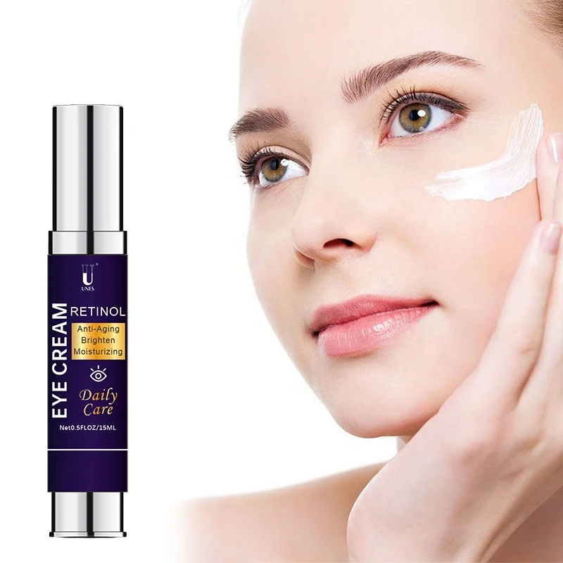OEM ODM Natural Retinol Eye Cream Dark Circles Reduced Anti Aging Anti Wrinkle Line Smoothing Eye Skin Cream