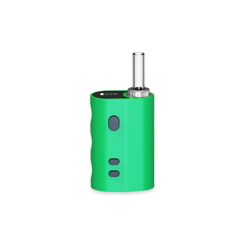 1100mah herbal vaporizador ceramic chamber vibration function dry herb vaporizer device