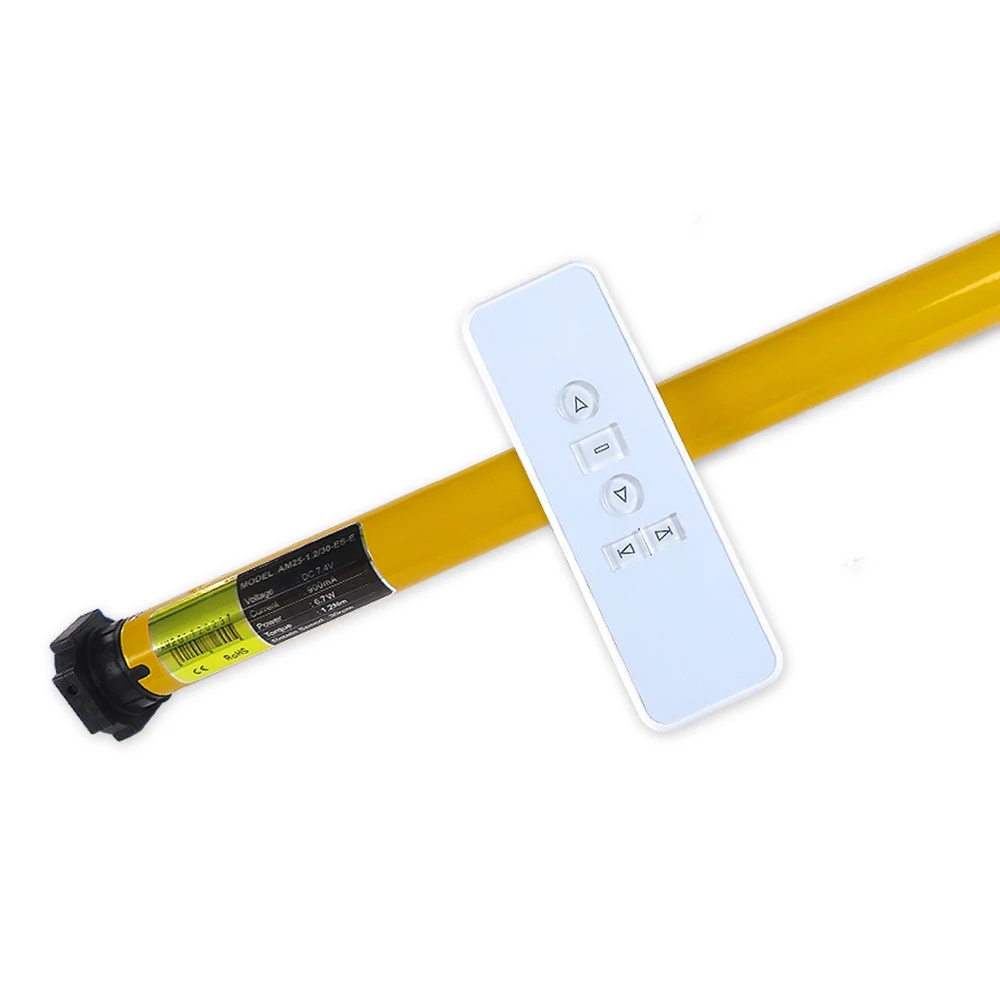 Modern 25 mm 1.2 nm Silent Tubular Lithium Battery Roller Blind Motor With Wireless WiFi Google Alexa Remote Control