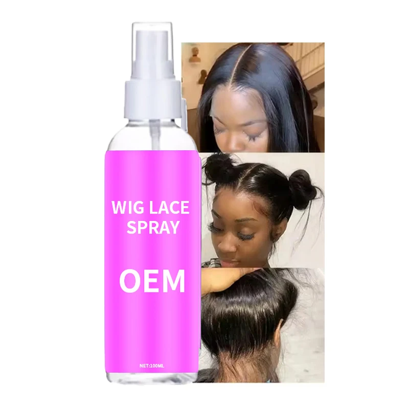 Concealer Spray Hair Color Stick Wig Private Label Aerosol Tank Strong Hold Wig Melting Spray Adhesive Hair Glue Spray