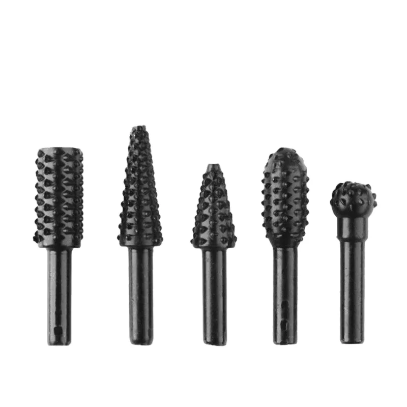 1/4' 5PCS Drill Bit Set Cutting Tools for Woodworking Knife Wood Carving Tool Carpentry Wood Cutting Tools WorkDrill Bit Set