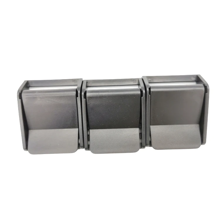 Customized logo Plastic 10-50mm webbing clip spring press adjustment buckle Environmental pressure buckle