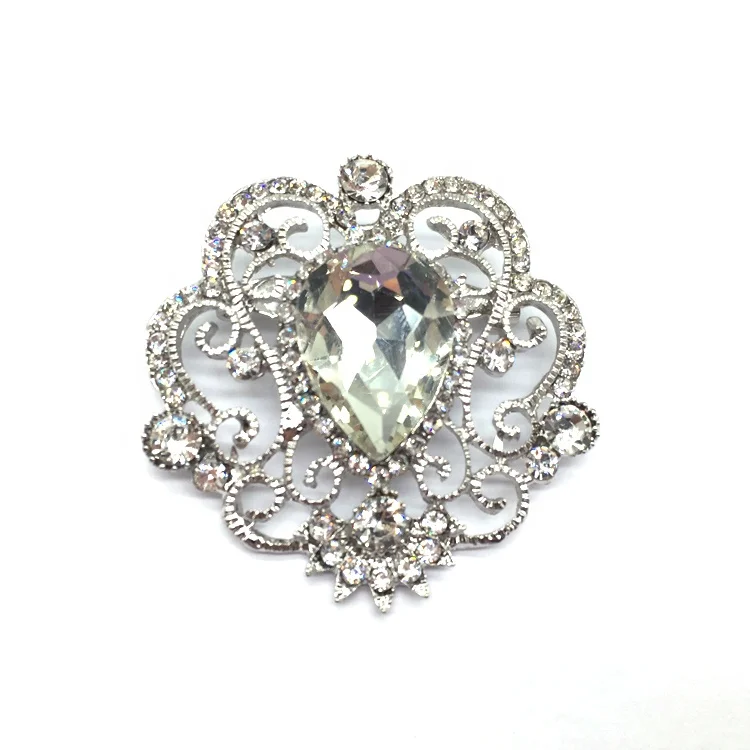 Vintage Jewelry Rhinestone Crystals Flower Brooches/ Broach Pin for Women Jewelry Accessories