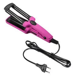 3 Barrel Ceramic Crimper Curling Iron Waving Wand Roller Beauty Personal Care Mini Hair Curler 200v Salon Tools