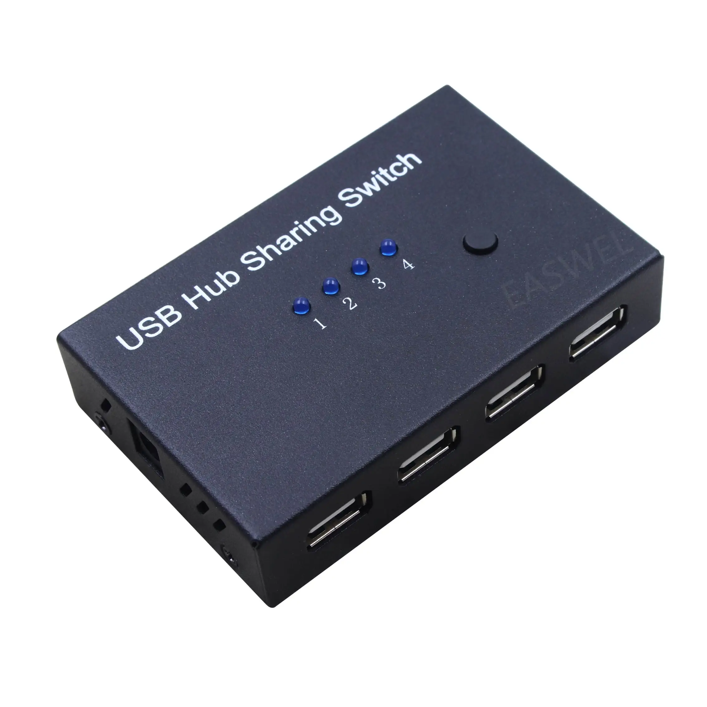 New USB Switch Selector 4 Port USB 2.0 Sharing Switcher For PC Scanner Printer