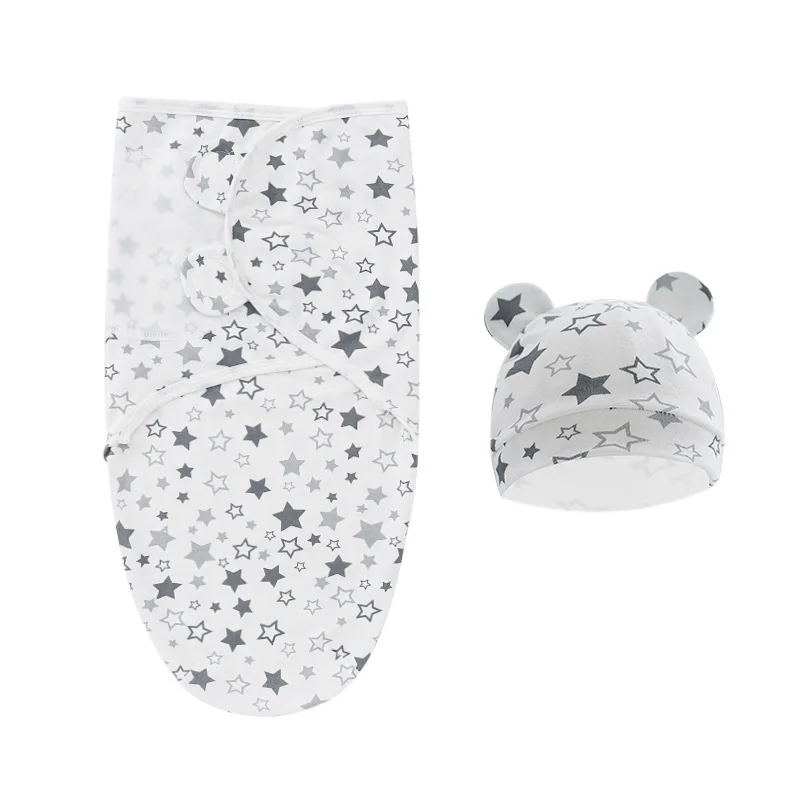 LOW MOQ Newborn Cotton Maternity Robe And Matching Blanket Wrap Swaddle Blankets Baby Stroller Sleeping Bag