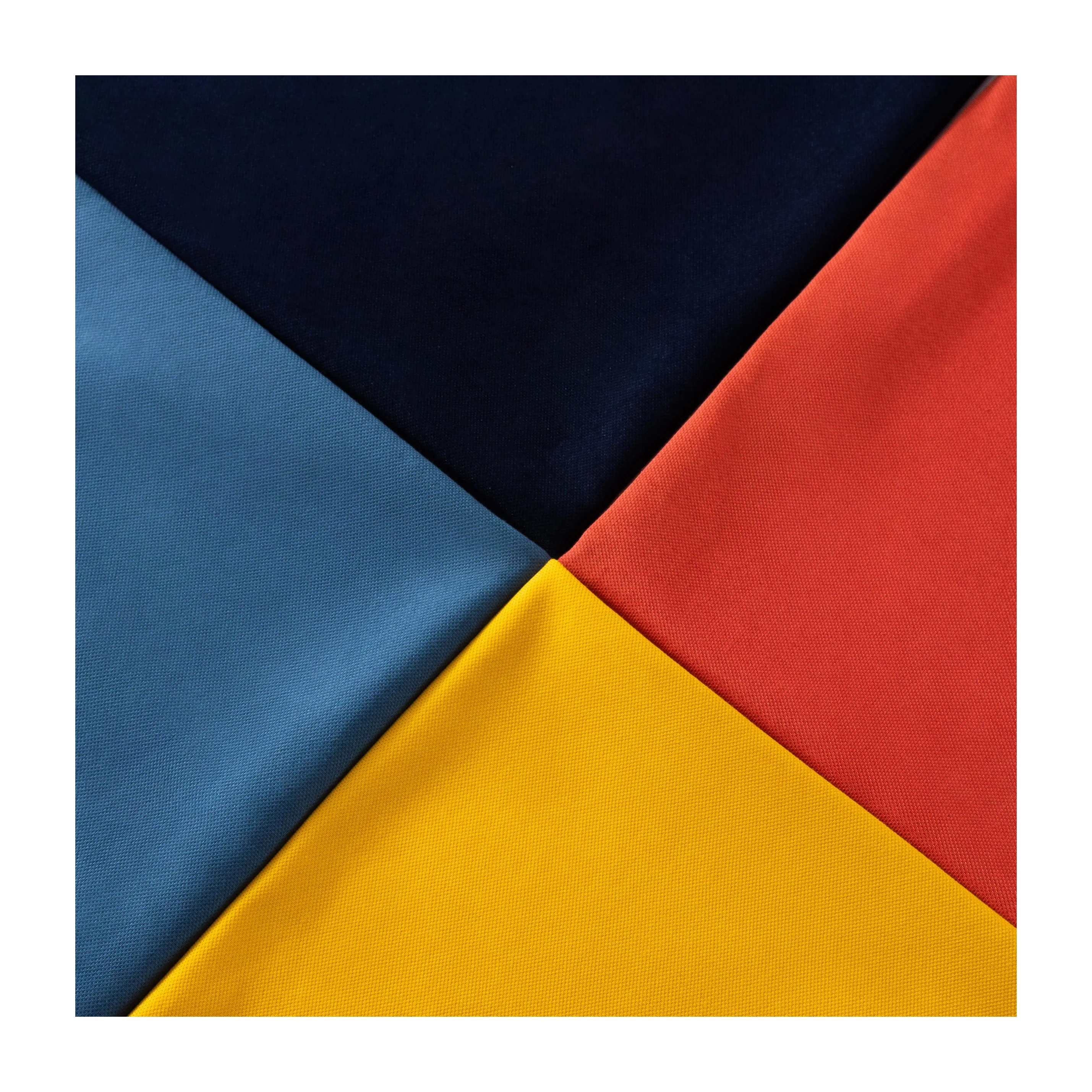 Low Price Supplier 48%Polyester48%Cotton4%Spandex Breathable Fabric 175Gsm Mesh Mercerizing Fabric