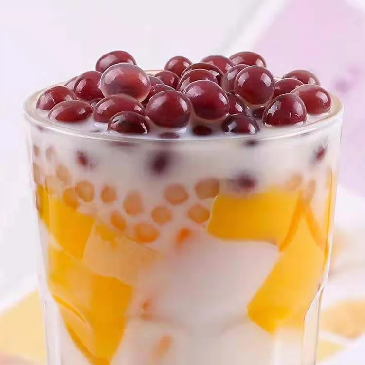 Красная фасоль шарик драже popping boba для молочного чая