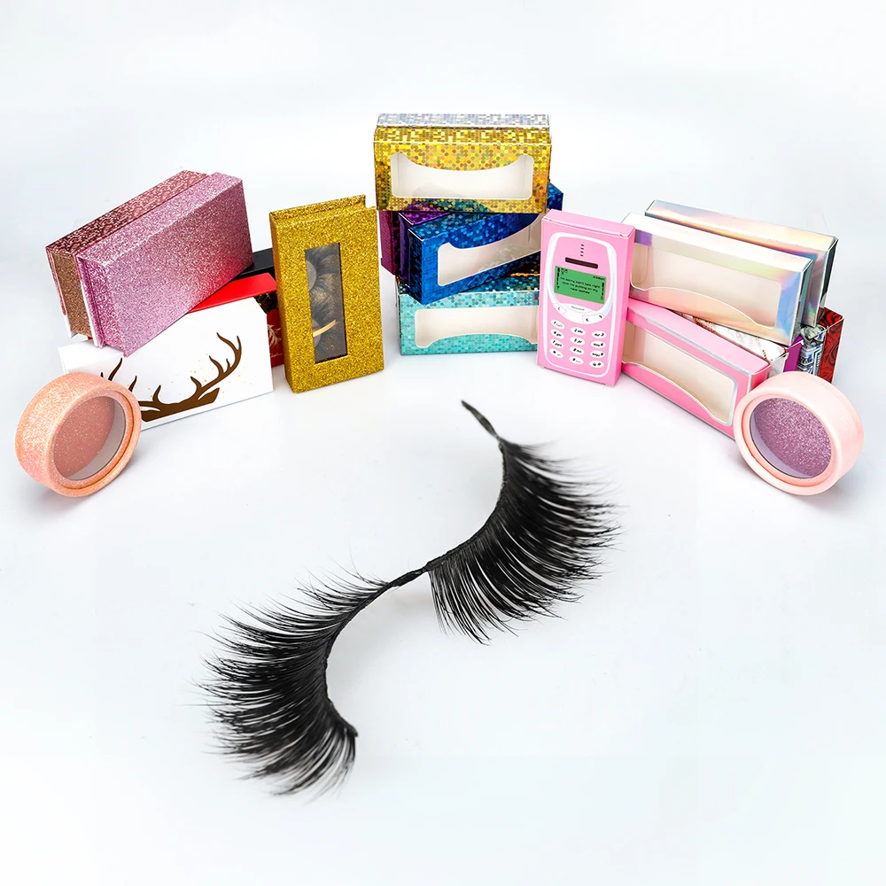 Wholesale 5D 6D Siberian False Eye Lashes 3D Mink Eyelash With Custom Package