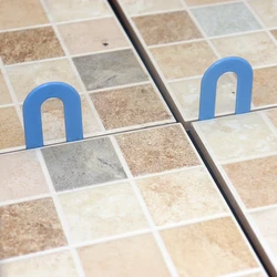 100Pcs Plastic U Type Tile  Horseshoe Tile Spacers For Ceramic Wall Floor Tile