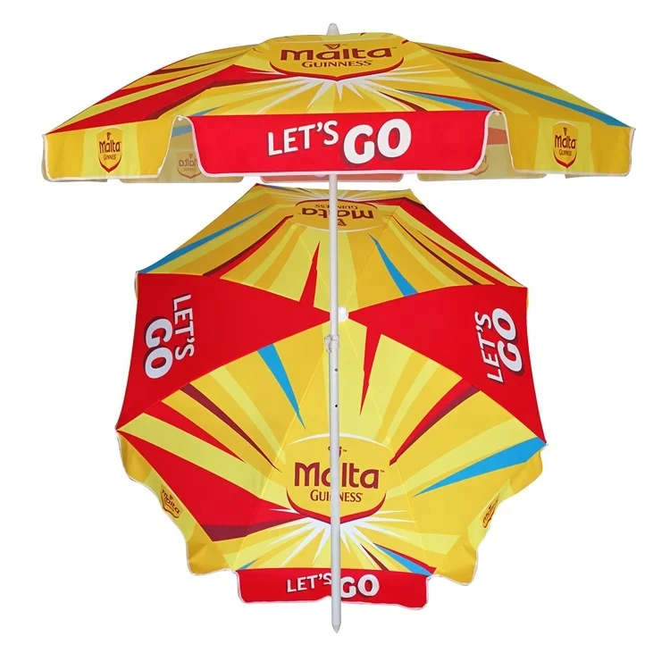 Holt Sale Beach Umbrella with stand Outdoor Logo Print Windproof Tigo sea umbrella Beach Umbrella