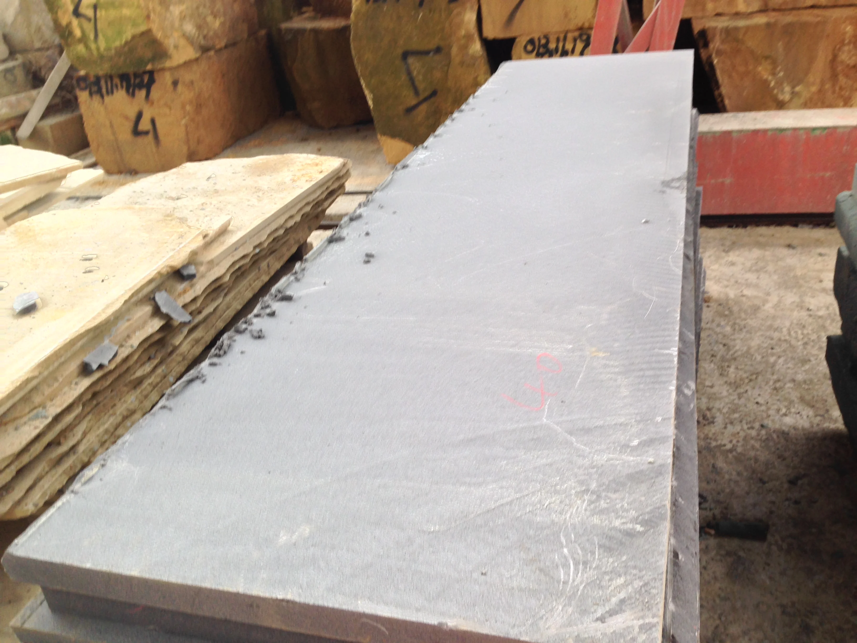 Acceptable cut size non slip stair steps paving stones natural sand stone board black sandstone