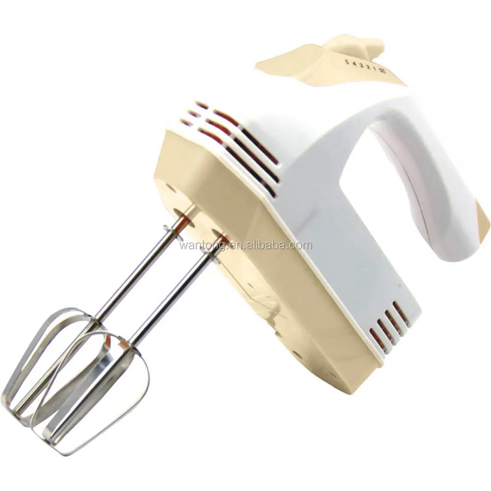 Hand Mixer 5 Speed Classic Stainless Steel Mixer Electric Cake Egg Hand Held Food Mixer